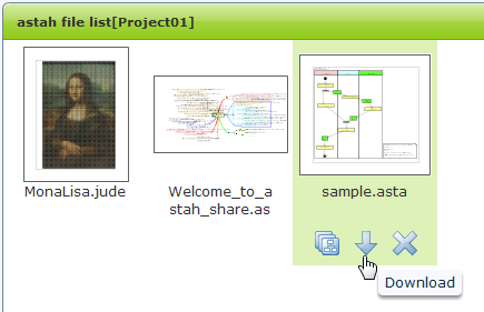 Downloading a astah file