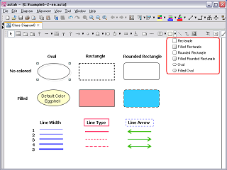 Oval, TextBox, New common diagram elements oval_rectangle_en_s