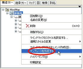 テンプレート作成
