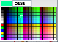 Color palette